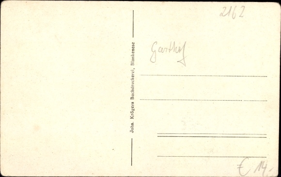 Postcard Mittelkirchen Lower Saxony, Garrn Gasthof