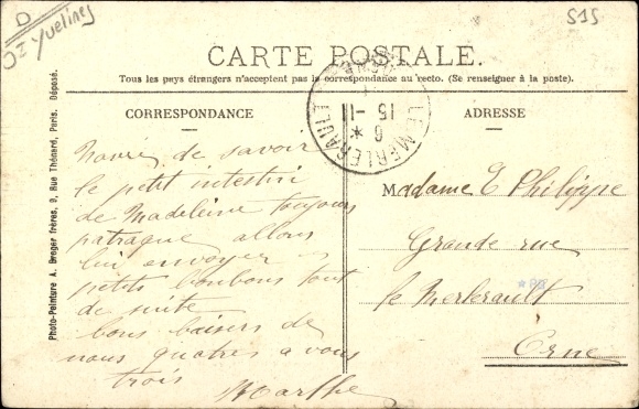 Postcard Dennemont Yvelines, The Old Mill, Downstream