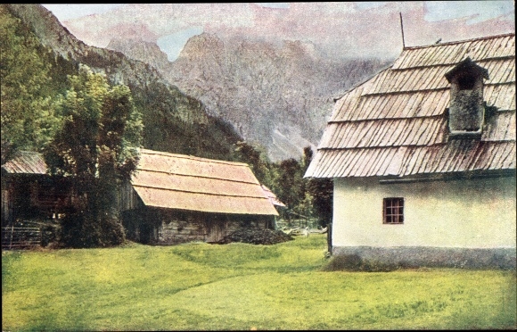 Postcard Ferlach Carinthia, Bodental, Inn Bodenbauer