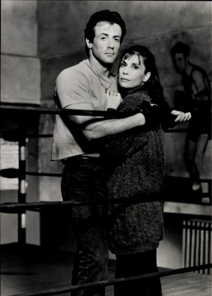 Photo Actors Sylvester Stallone and Talia Shire, Rocky V
