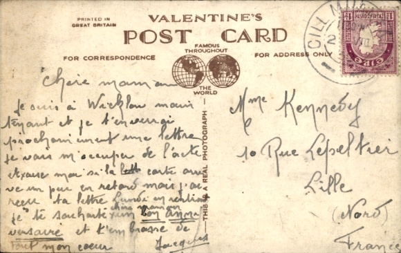 Postcard Dublin Ireland, Four Courts, River Liffey, College Green, Bank of Ireland, Customs House