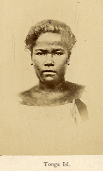 Polynesia. Oceania. Eight rare ethnographic original photos, around 1870