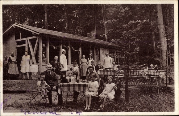 Postcard Lutter am Barenberge in Lower Saxony, Forest Cafe Luba