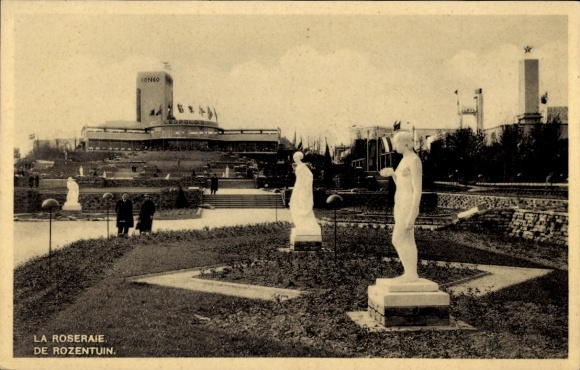 KP Bruksela Bruksela, wystawa 1935, ogród różany