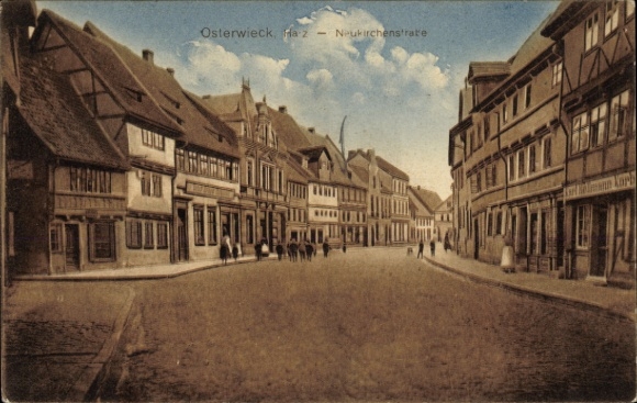 Postcard Osterwieck am Harz, Neukirchenstraße