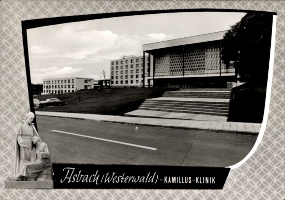 Postcard Asbach im Westerwald, Kamillus Clinic