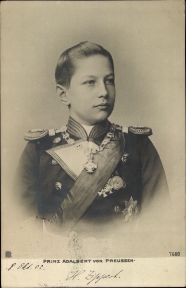 Ak Prinz Adalbert von Preußen, Portrait