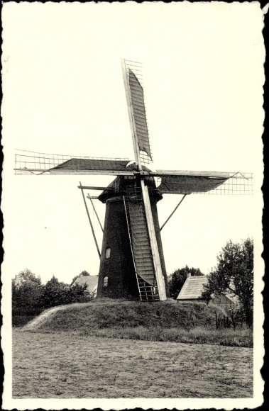 Postcard Westmalle Malle Flandern Antwerp, Stone Mill