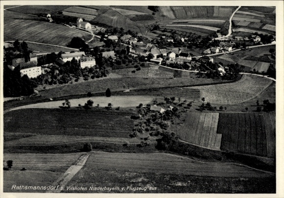 Ak Rathsmannsdorf Windorf in Neder-Beieren, luchtfoto