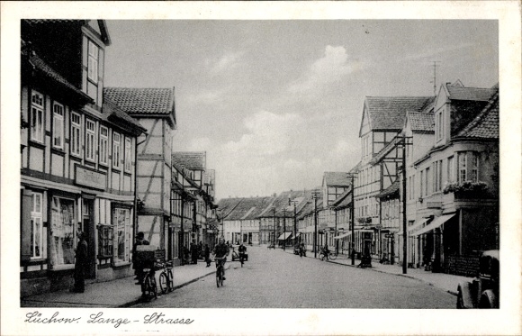 Postcard Lüchow im Wendland, Langestraße