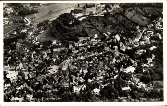 PC Kulmbach in Upper Franconia, aerial photo