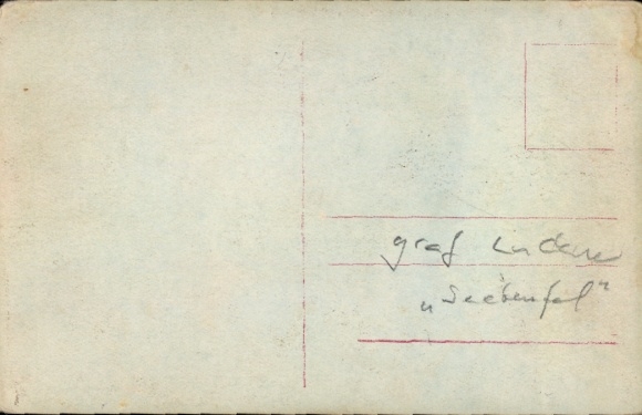 Ak Felix Graf von Luckner, Zeeduivel, Portret met medaille, Handtekening
