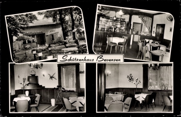 Postcard Bad Bevensen in Lower Saxony, Schützenhaus Bevensen, interior