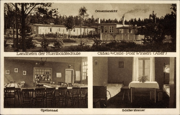 PC Oldau Hambuehren in Lower Saxony, country home of the Humboldt School, dining room, student room