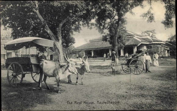 Postcard Anuradhapura Sri Lanka, The Rest House
