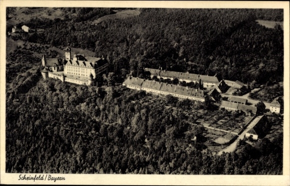 Ak Scheinfeld Midden-Franken, luchtfoto