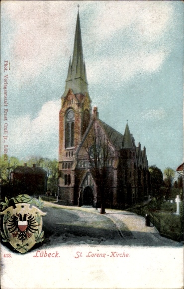 PC Hanseatic City of Lübeck, St. Lorenz Church, coat of arms