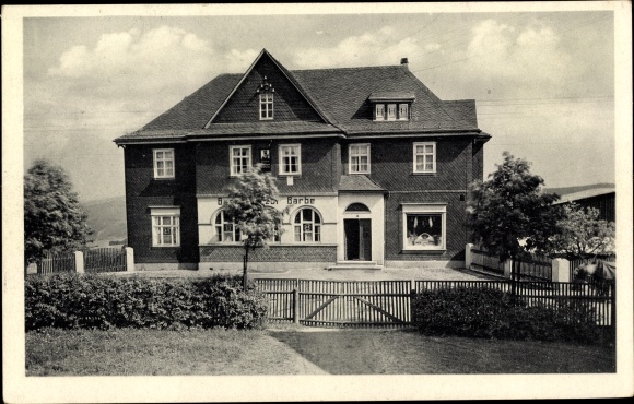 Ak Schmiedefeld Saalfeld an der Saale, Gästehaus zur Barbe