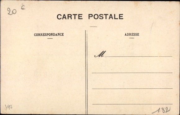 Postcard Cormeilles Oise, The Church