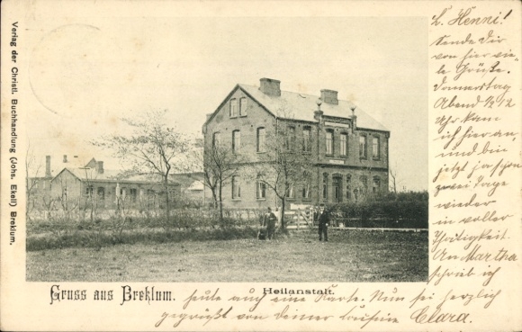 Ak Breklum in Nordfriesland, Heilanstalt