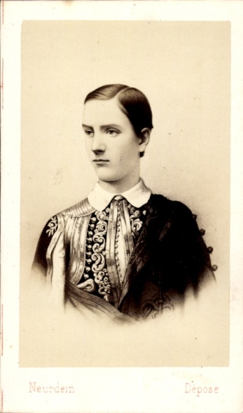 Carte de Visite König Georg I. von Griechenland