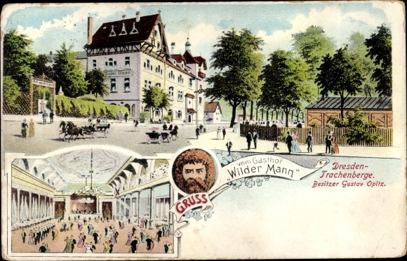 PC Dresden Trachenberge, Gasthof Wilder Mann, owner Gustav Opitz
