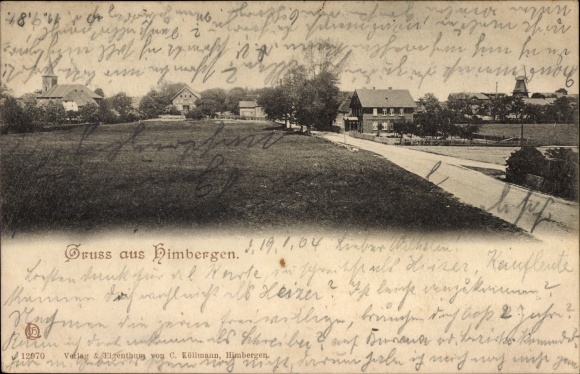 PC Himbergen in the Lüneburg Heath, view of the town