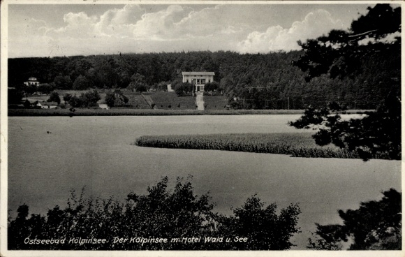 Postcard Ostseebad Kölpinsee on Usedom, Hotel Wald und See, Haus Kölpinshöh