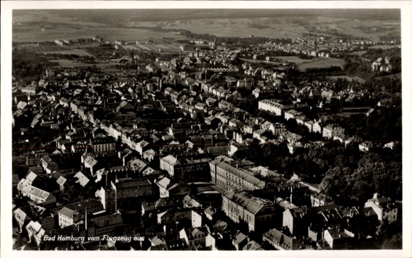 Postcard Bad Homburg vor der Höhe Hessen, aerial photograph