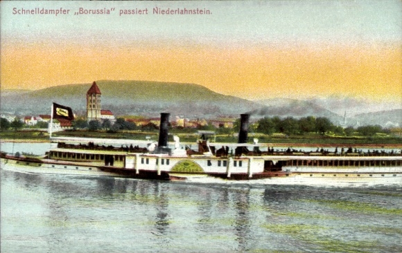 KP Niederlahnstein Lahnstein am Rhein, parowiec ekspresowy Borussia