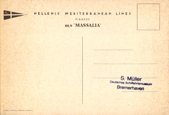 Ak Hellenic Mediterranean Lines, MS Massalia