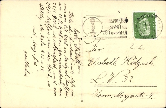 Postcard Klötze in the Altmark, Klötzer Forest