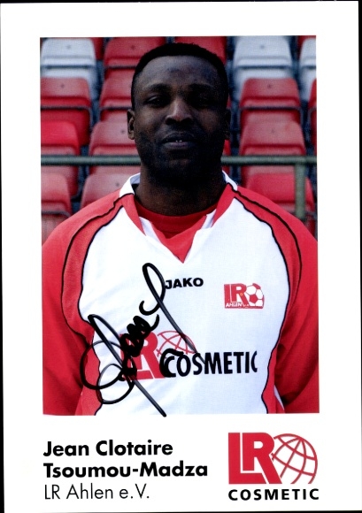 Autogrammkarte Fußballer Jean Clotaire Tsoumou-Madza, Rot Weiss Ahlen, Autogramm
