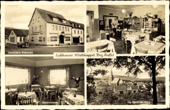 KP Waldkappel Nordhessen, restauracja Siebrecht, pokój gościnny, pokój przylegający, panorama