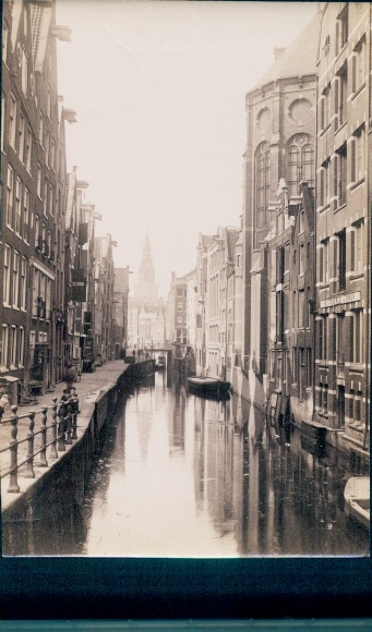 Photo Amsterdam North Holland Netherlands, Achterburgwal