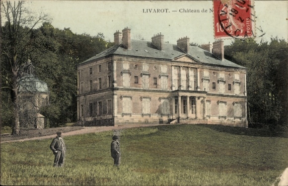 Ak Livarot Calvados, Schloss