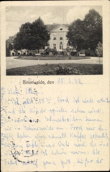 Ak Binenwalde Gühlen Glienicke Neuruppin in Brandenburg, Herrenhaus