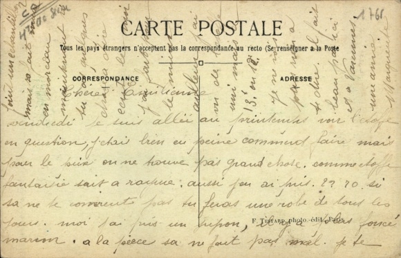 Postcard Suresnes Hauts de Seine, Rue du Mont Valérien