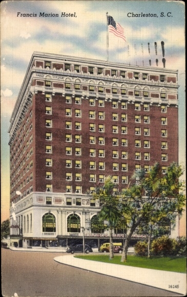 Ak Charleston Zuid-Carolina VS, Francis Marion Hotel