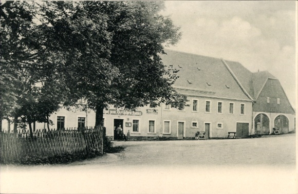 Ak Deutscheinsiedel Deutschneudorf in het Ertsgebergte, Gasthof zum Deutschen Haus