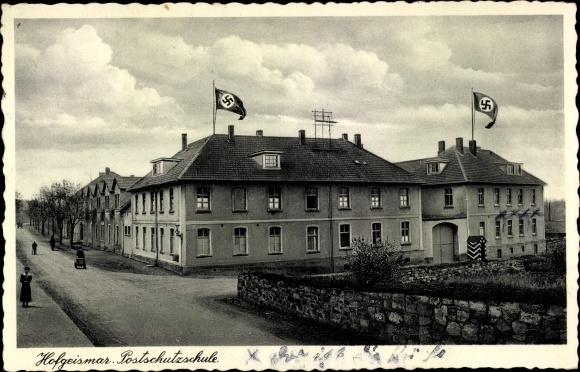 Ak Hofgeismar in Nordhessen, Postschutzschule