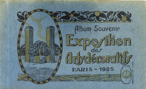 12 AK im Umschlag  Ausstellung Demorative Kunst Paris 1925,
