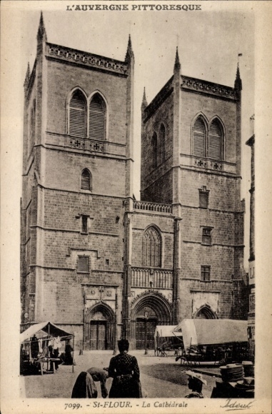 Ak Saint Flour Cantal, Kathedrale