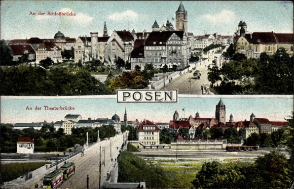 KP Poznań Poznań, Most Zamkowy, Most Teatralny, Tramwaj