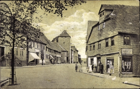 KP Stadtoldendorf w Dolnej Saksonii, ulica targowa, sklep