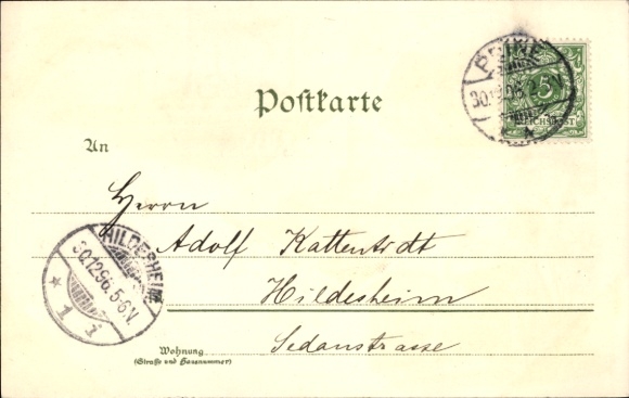 lito Ilsede w Dolnej Saksonii, Ilsederhütte, obiekty fabryczne, budynek mieszkalny, Szczęśliwego Nowego Roku