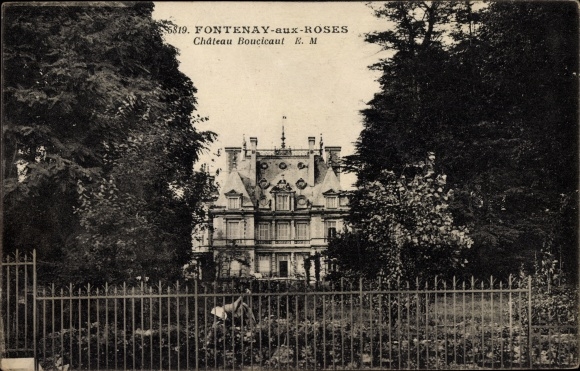 Postcard Fontenay at Roses Hauts de Seine, Chateau Boucicaut