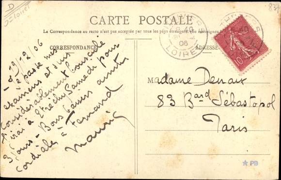 Postcard Segray Pithiviers Loiret, School of Drums and Bugles of the 46th in the Valley of Sighs