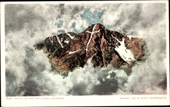 Ak Colorado Verenigde Staten, Berg van het Heilige Kruis