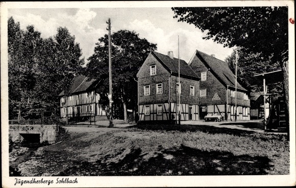 Ak Sohlbach Netphen in Siegerland, jeugdherberg Sohlbach